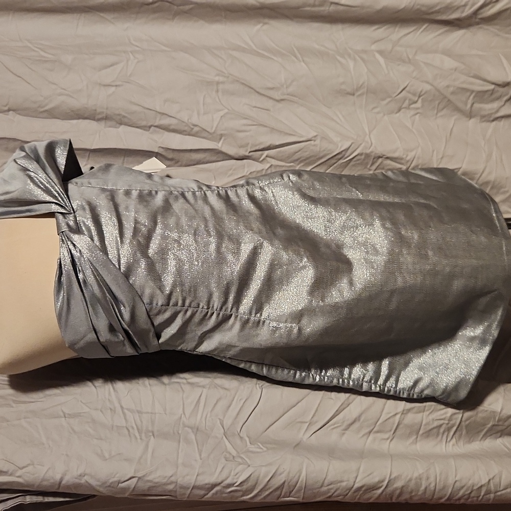 NWT Impeccable Pig silver bow dress
